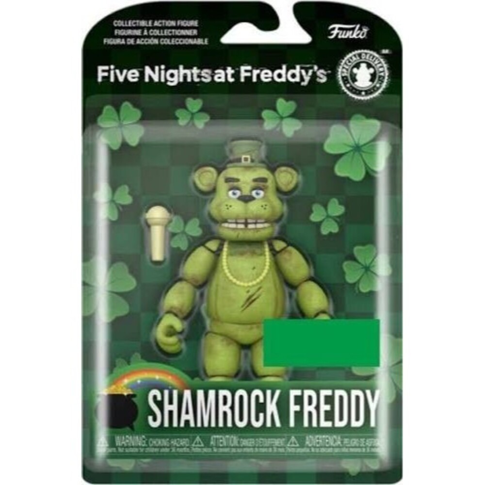 Five Nights at Freddy's FNAF Shamrock Freddy Action Fig Walmart Eclusive NEW!!